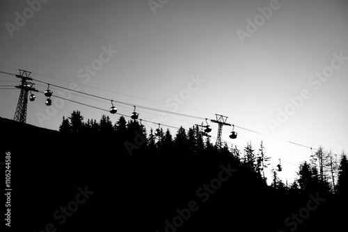 ski resort chairlifts gondola healthy life