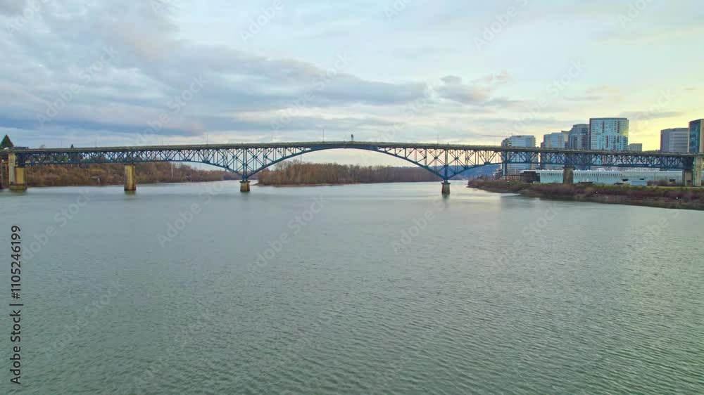 Portland, Oregon, USA, beautiful sunset, Pacific Northwest Portland, Oregon, USA, beautiful sunset, Pacific Northwest