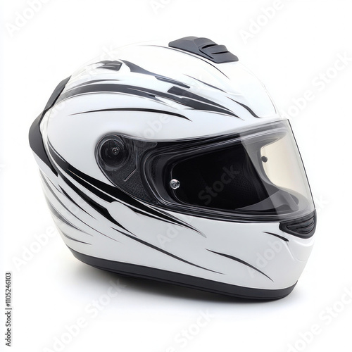 Motor Helmet Isolated