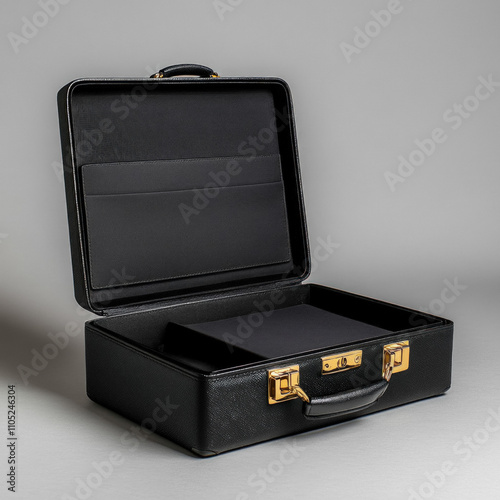 Open Briefcase Isolated
