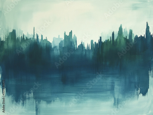 Softly Blurred Abstract Wat...