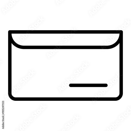 Envelope Vector Line Icon Design