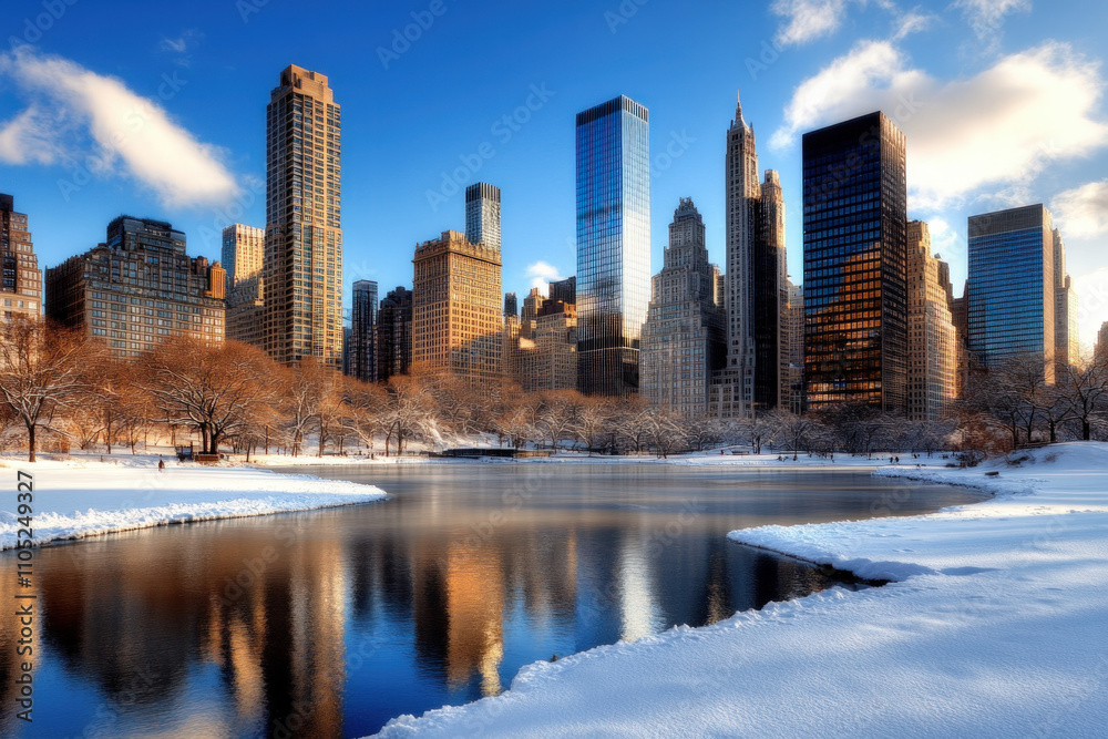Obraz premium Bryant Park Winter
