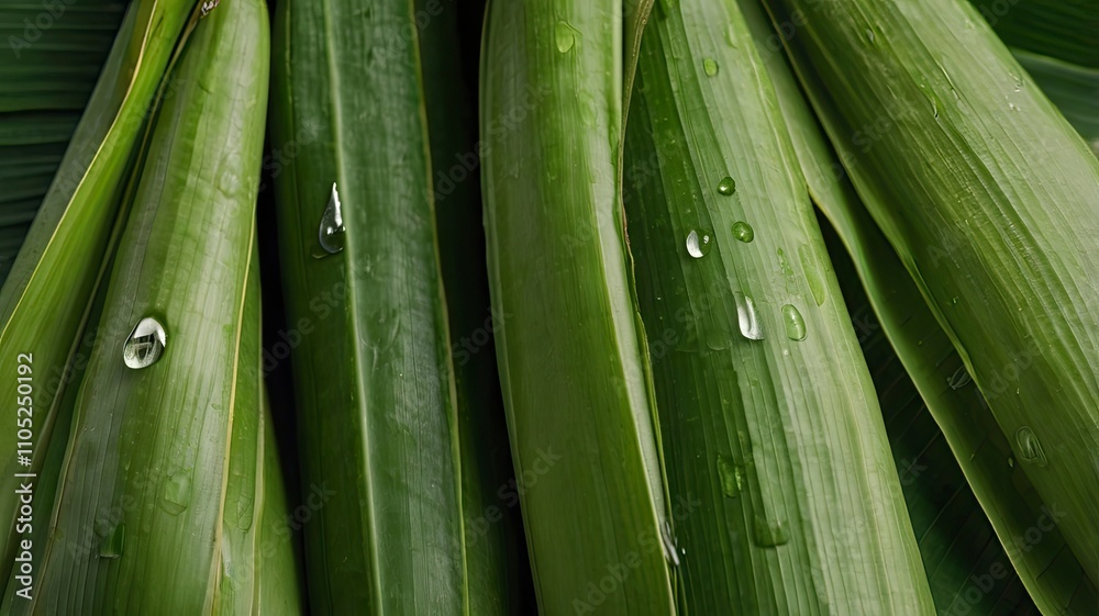Fresh Fresh Banana Leaf Isolated with clipping path Fresh Fresh Banana Leaf Isolated with clipping path