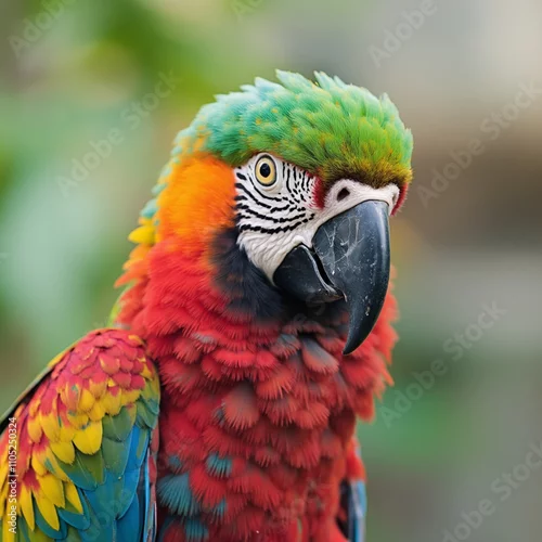 Fototapeta na wymiar colorful parrot