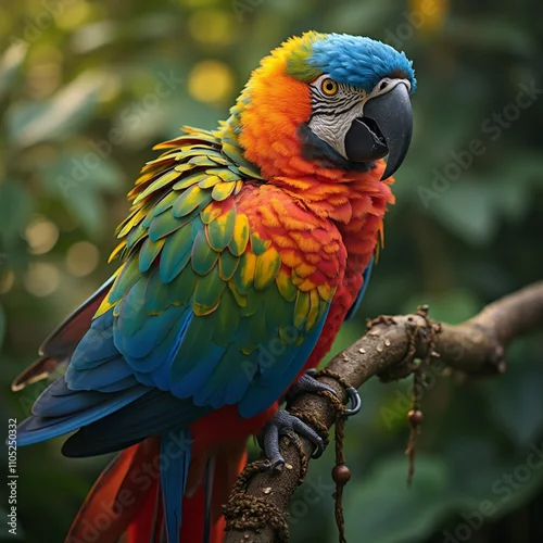 Fototapeta samoprzylepna colorful parrot