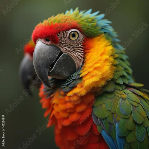 Fototapeta samoprzylepna colorful parrot