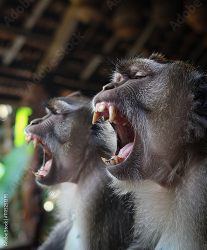 laughing monkeys