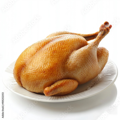 Roast Duck Isolated