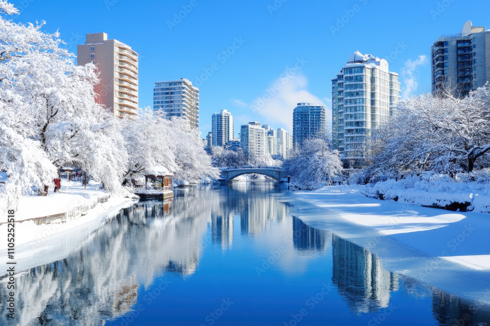 Obraz premium Rideau Canal In Winter