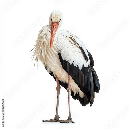 Stork Isolated