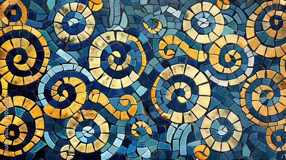 Abstract background with colorful ceramic mosaic tiles background Abstract background with colorful ceramic mosaic tiles background