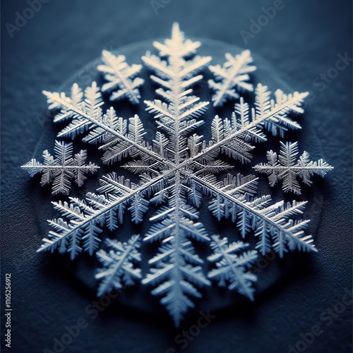 Snowflake Prints Capture the delicate beauty of individual snowf photo