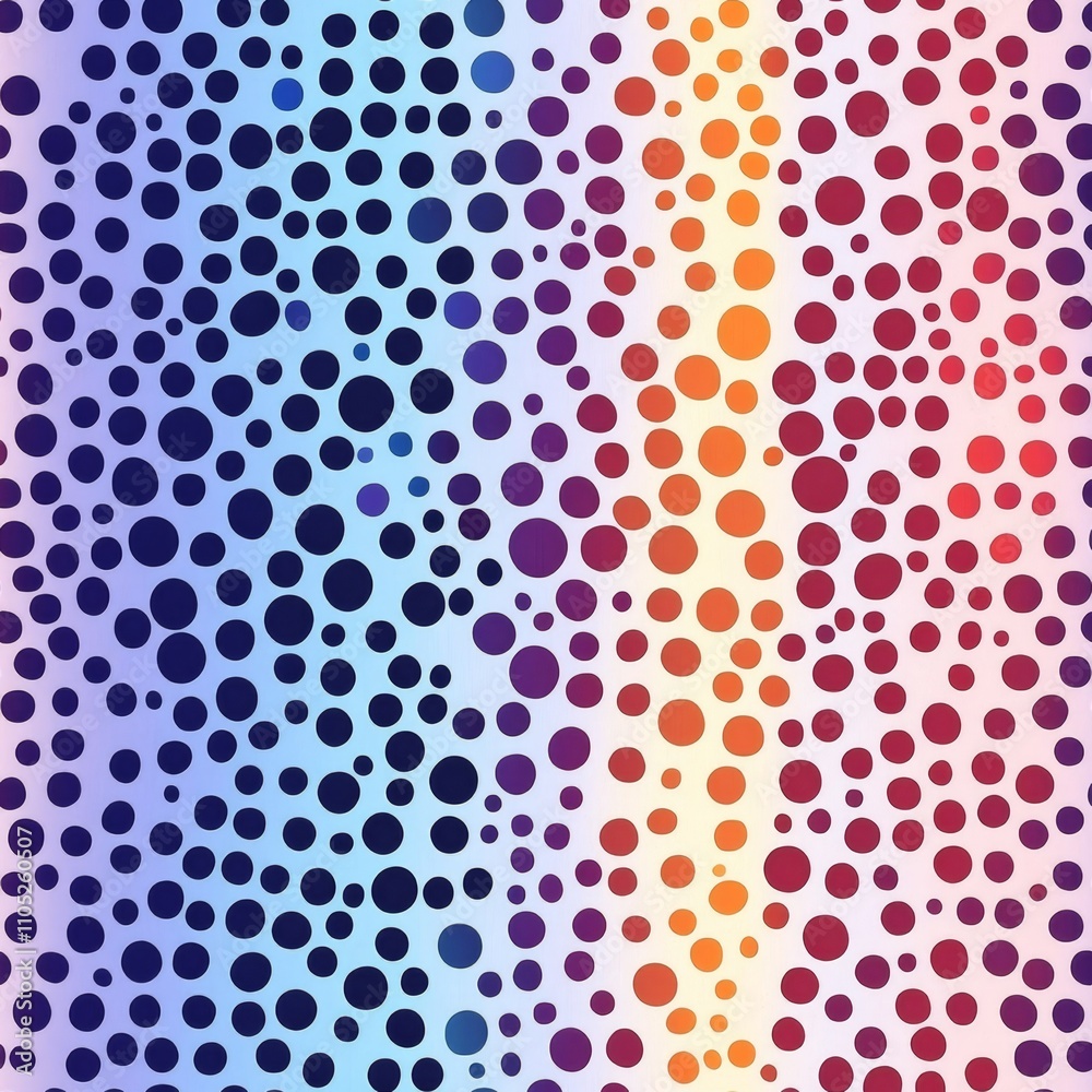 Colorful Abstract Circle Pattern Design Colorful Abstract Circle Pattern Design