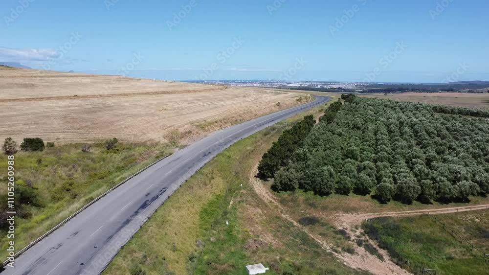 Contermanskloof road Western Cape drone Contermanskloof road Western Cape drone
