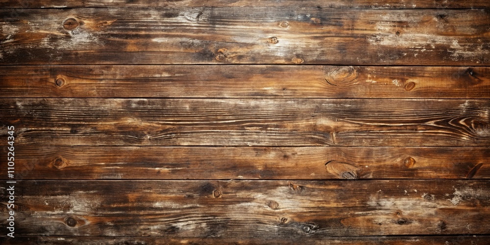Fototapeta premium Rustic Brown Weathered Wood Planks Texture Background Image