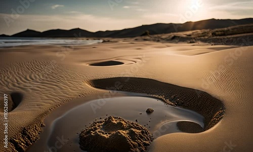 Video of quicksand.