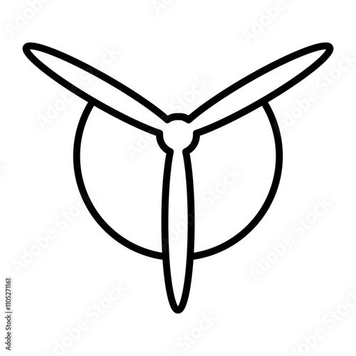 Goose Footprint line icon