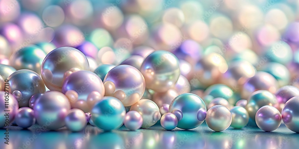 An iridescent collection of lustrous spheres, exhibiting a captivating array of pastel hues and shimmering reflections. An iridescent collection of lustrous spheres, exhibiting a captivating array of pastel hues and shimmering reflections.
