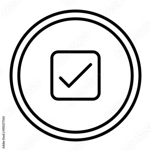 Fact-Check Symbol line icon