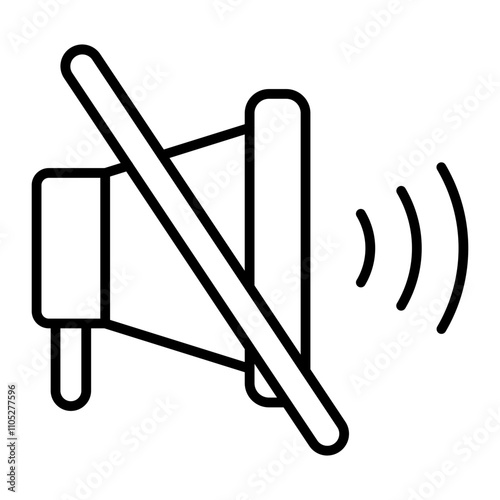 Disinformation Campaign line icon