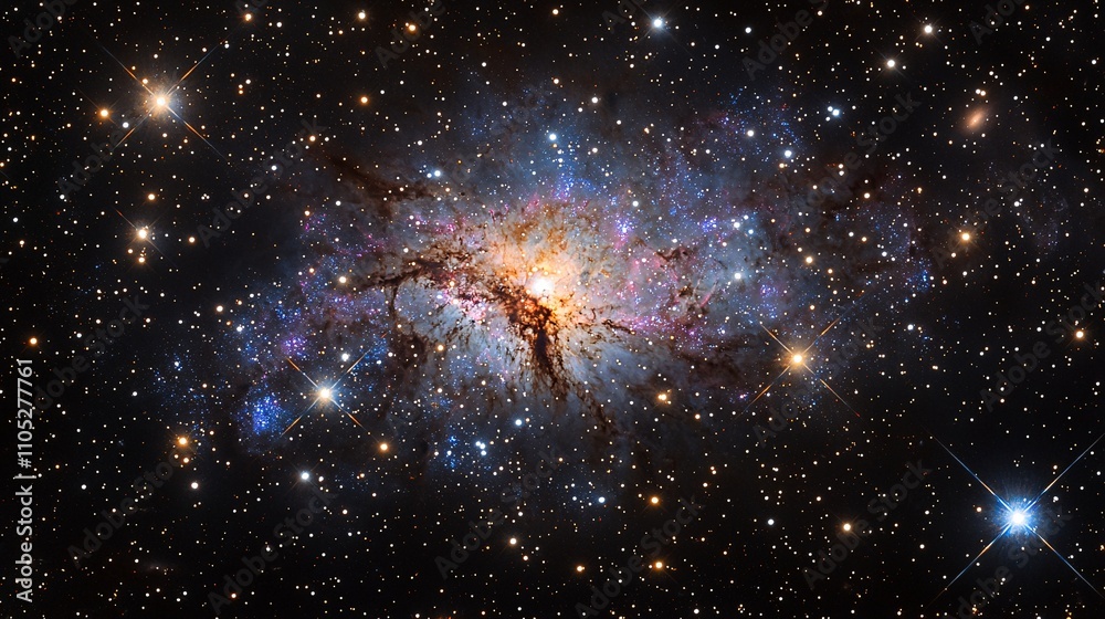 Stunning Cosmic Nebula in Deep Space Stunning Cosmic Nebula in Deep Space