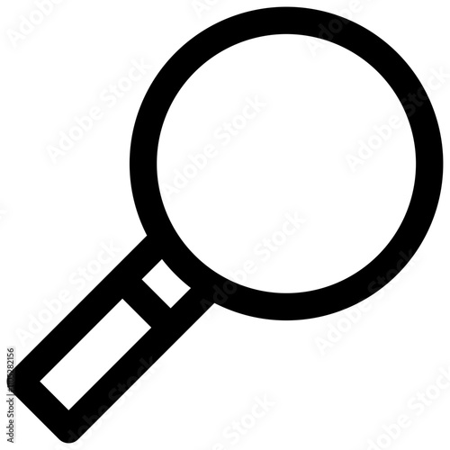 Search. Editable stroke vector icon.