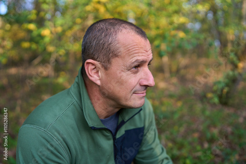 Expressive man portrait