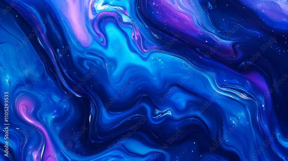 Abstract blue bokeh background with soft defocused elements for artistic visual appeal