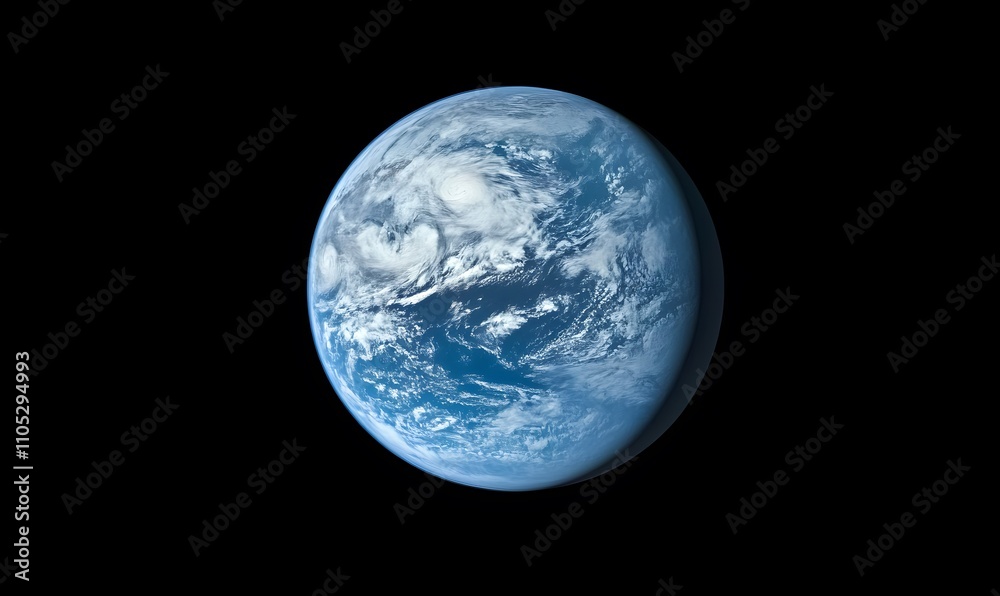 closeup view of Earth's atmosphere from space, Generative AI closeup view of Earth's atmosphere from space, Generative AI