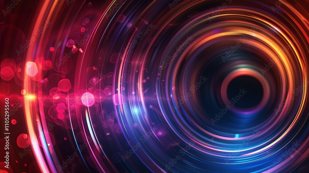 Abstract circle light effect background Abstract circle light effect background
