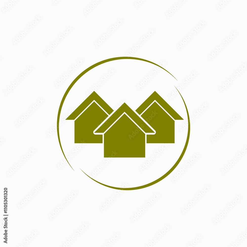 Eco House vector icon symbol for website icon isolated on white background. Eco House vector icon symbol for website icon isolated on white background.