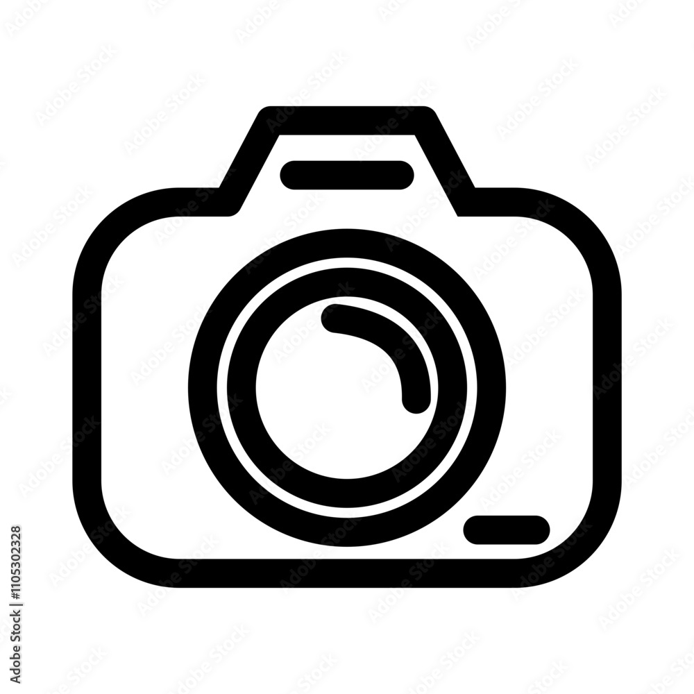 Camera - clean and modern Photography and videography icon. Camera - clean and modern Photography and videography icon.