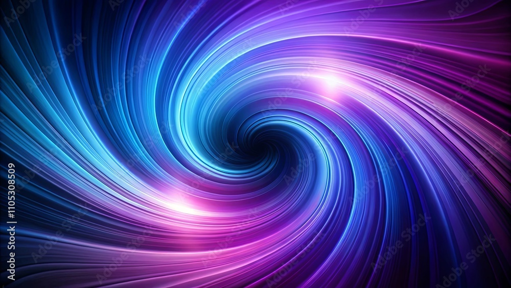 Abstract Swirling Vortex of Vibrant Blues and Purples, a Dynamic Energy Pattern Abstract Swirling Vortex of Vibrant Blues and Purples, a Dynamic Energy Pattern