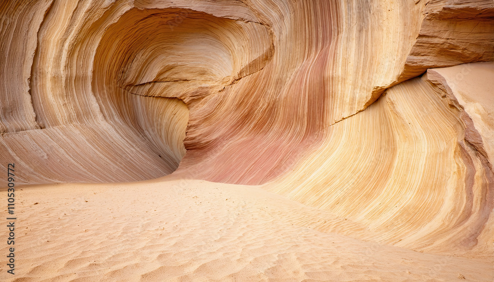 Fototapeta premium Dune in the desert sandy valley