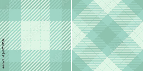 Background tartan pattern of fabric textile plaid with a texture check seamless vector. Set in sky colors for latest trends in modern everyday fashion prints.