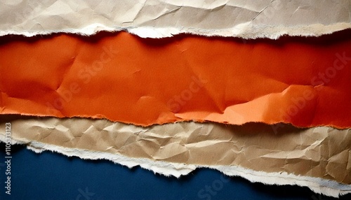 Texture de papier froissé et déchiré avec effet de superposition