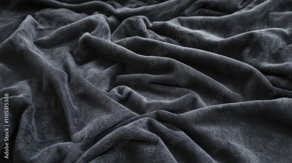 Charcoal gray matte texture resembling brushed fabric