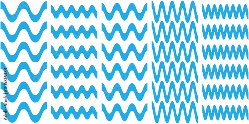 simple abstract blue color zig zag line pattern . zigzag line pattern .