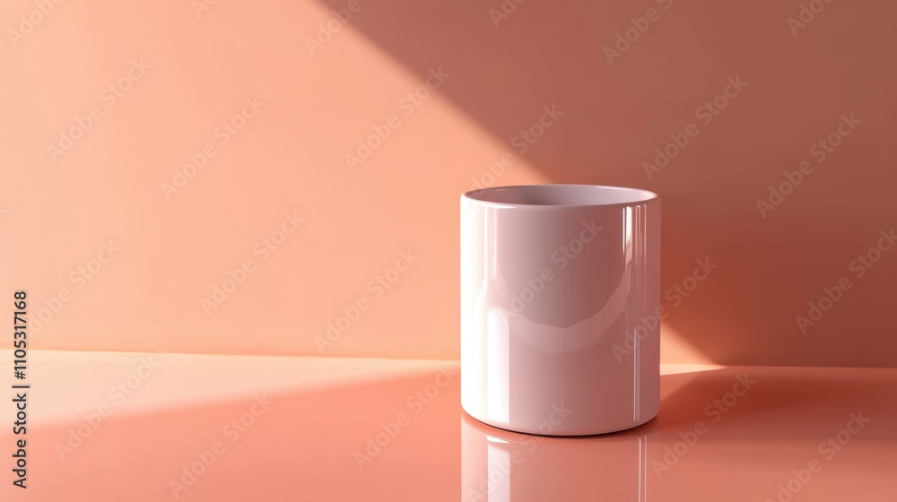 Pink Mug Mockup.