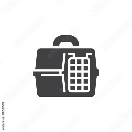 Carrier box vector icon
