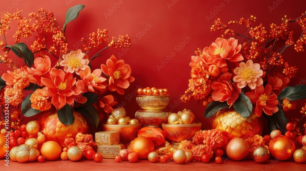 Prosperity symbols for New Year Prosperity symbols for New Year