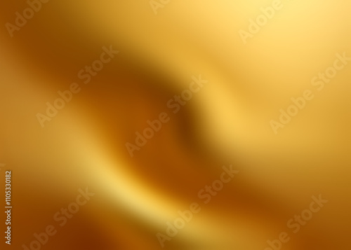 Golden background, Gold foil texture, Metallic gradient sheet, Metal effect.