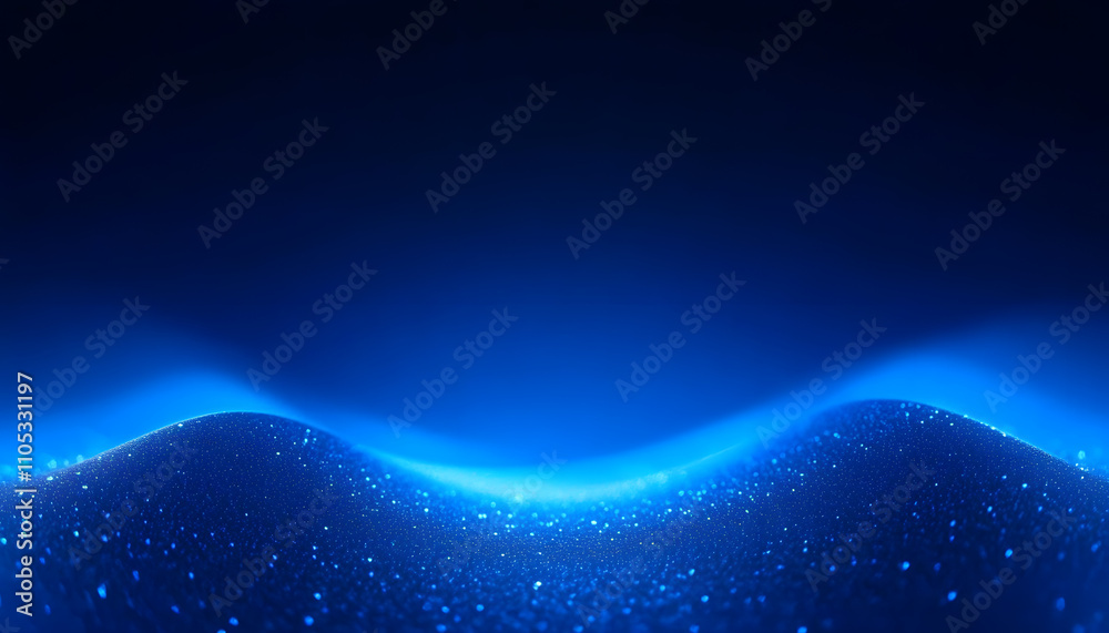 Blue gradient background grainy glowing blue light on dark backdrop noise texture effect