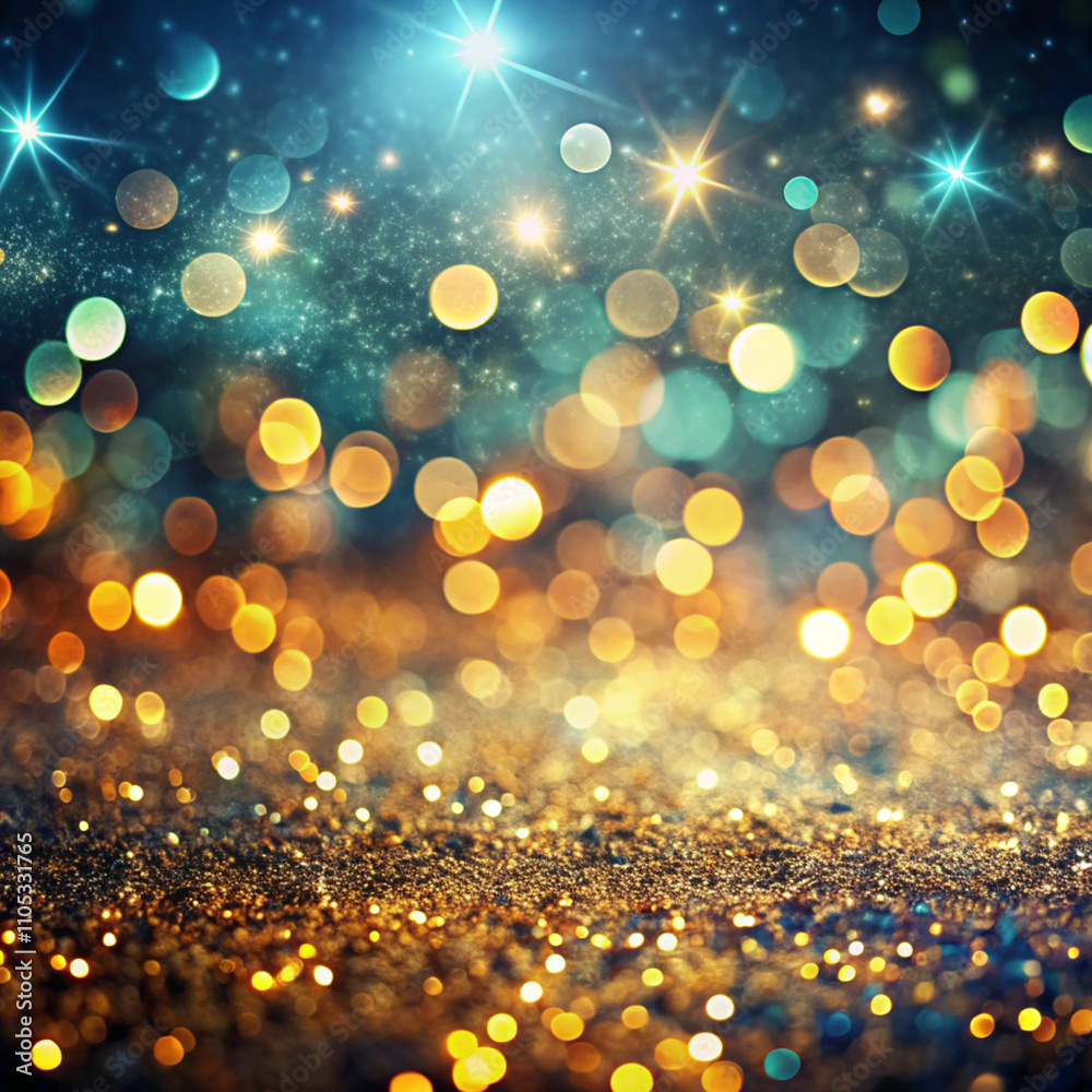 Magical Bokeh Glitter Effect Shimmering Night Light Magical Bokeh Glitter Effect Shimmering Night Light