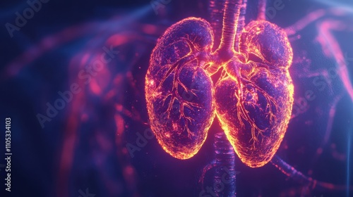 Infographic of the parasympathetic nervous system pathways affecting heart and lung function.