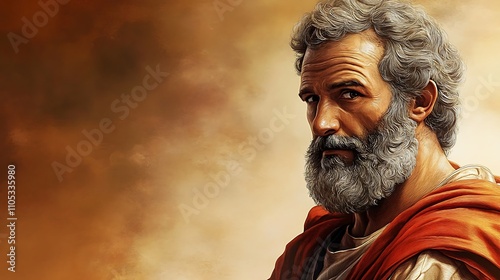 Artistic portrayal of Apostle Paul and his zealous mission.
