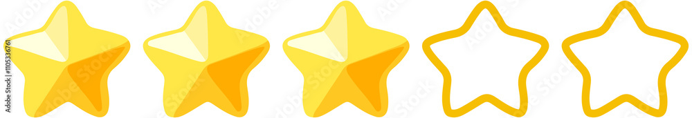Three Star Rating icon Three Star Rating icon