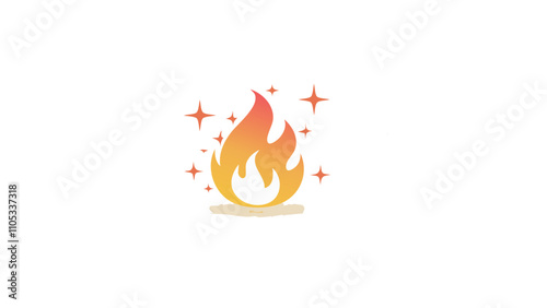 campfire flames - fire sparks