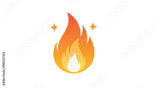 campfire flames - fire sparks